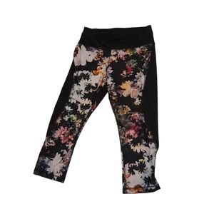 2/$30 Tek gear high rise floral cropped leggings size xl